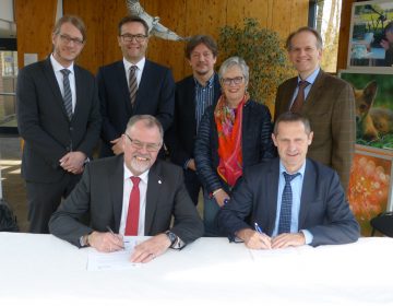 Vertragsunterzeichnung LEADER VITAL 2018 Foto: Stadt Nettetal